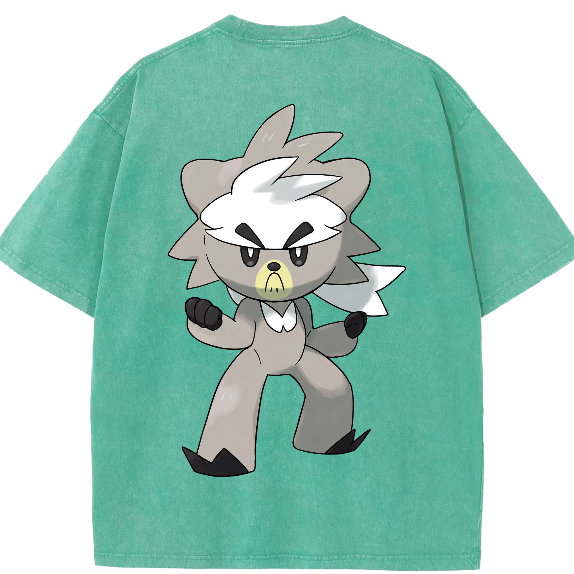 （画像用） ポケットモンスター Pokémon 綿100% ヴィンテージ風 半袖Tシャツ（背面プリント）
